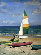 Sail Away from Delray by Richard Gantz
